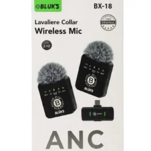 Bluks BX-18 Lavalier Collar Wireless Microphone