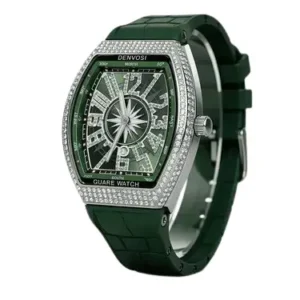 DENVOSI Diamond-Inspired Luxury Square Dial Watch