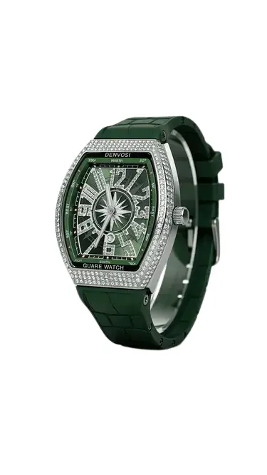 DENVOSI Diamond-Inspired Luxury Square Dial Watch