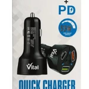 Vital 55W Quick Car Charger