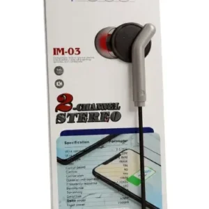 IMB IM-03 Wired Handsfree Earphones 2 Channel Stereo