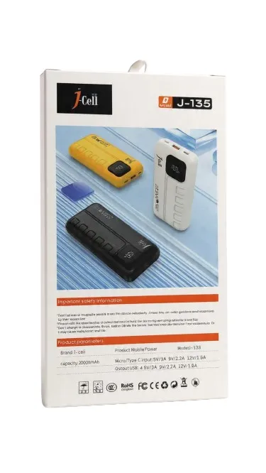 J-Cell J-135 20000mAh Power Bank