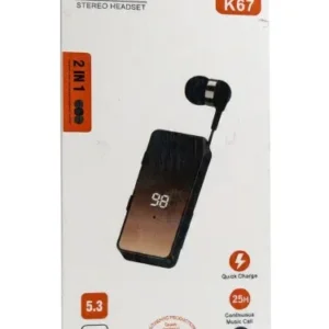 K67 Wireless Stereo Headset with Digital Display & MP3 Player